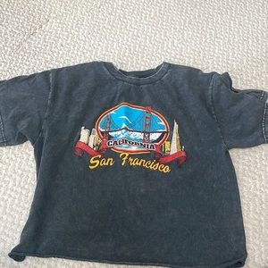 John Galt cropped t shirt